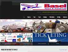 Tablet Screenshot of baseltourstravel.com